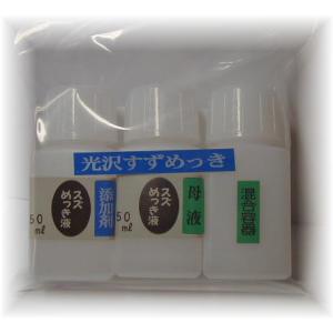 すずめっき液 光沢 （100ml）DIY簡単めっき メッキ工房 補充品 MU-163｜24kogyo