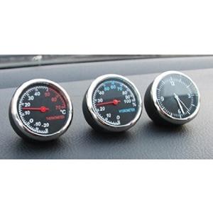 追加メーター風 アナログ ３連メーター 温度計 湿度計