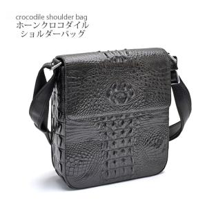 クロコダイル ショルダーバッグ マット クラウン ホーン 頭 背 尾 本革 【本物新品保証】 リアルクロコダイル バック エキゾチックレザー トートバッグ