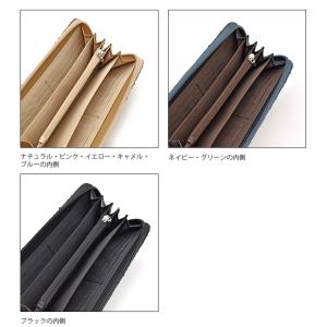 パイソン ラウンドファスナー長財布 財布 本革...の詳細画像4
