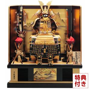 五月人形 久月 鎧平飾り 鎧飾り 高床飾り 金小札 正絹緋縅 15号 長鍬形之大鎧 矧ぎ合わせ鉢 h075-k-29075 D-84 久月 桜竹の季節