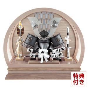 【100周年記念祭】五月人形 コンパクト 兜ケース飾り 兜飾り 藤翁作 竜雅 アクリルケース h085-fn-265-707