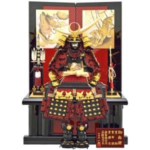 五月人形 上杉謙信 鎧収納飾り 鎧飾り 一龍作 上杉鎧 10号 h025-mm-118
