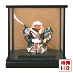 幸一光 【100周年記念祭】五月人形 松崎人形 金太郎 武者人形 ケース