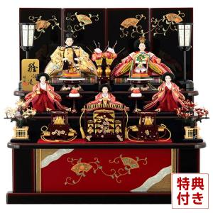 【100周年記念祭】雛人形 コンパクト 収納飾り...の商品画像