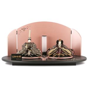 100周年記念祭】雛人形 ひな人形 雛 真多呂 平飾り 親王飾り 木目込み