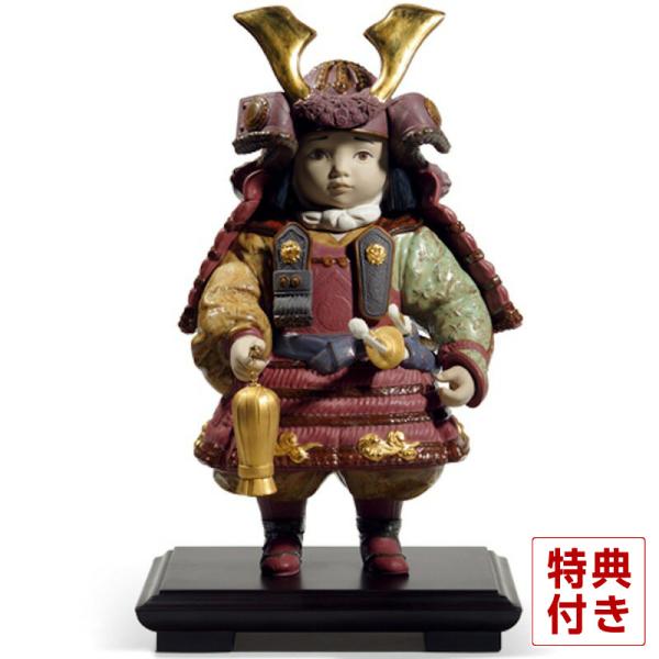 【全品P10%】100周年SALE リヤドロ 五月人形 Lladro 子供大将飾り 武者人形 若武者...