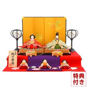 雛人形 コンパクト ひな人形 雛 収納飾り 親王飾り 彦左衛門監修 熊倉