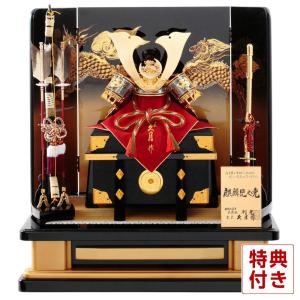 久月 【100周年記念祭】五月人形 コンパクト 金太郎 平飾り 浮世人形