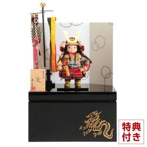 五月人形 コンパクト 幸一光 松崎人形 金太郎 武者人形 ケース飾り 五