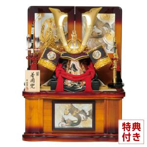 五月人形 豊久 着用 兜収納飾り 兜飾り 颯龍 28号 h035-mo-502456