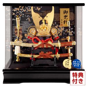 五月人形 コンパクト 兜ケース飾り 兜飾り 藤翁作 天馬 アクリルケース h085-fn-255-788