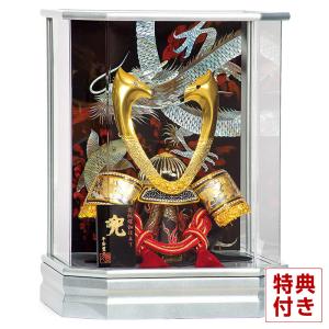 五月人形 雄山 加藤清正 兜平飾り 兜飾り 10号 長烏帽子形兜 正絹縅