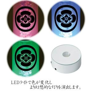 盆提灯 創作提灯 紋入 やすらぎの灯り 12号...の詳細画像4