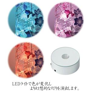 盆提灯 創作提灯 紋入 やすらぎの灯り 13号...の詳細画像4