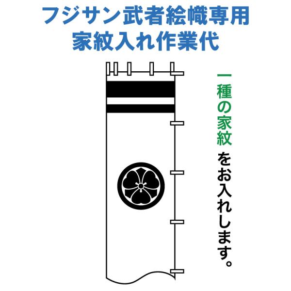 【全品P10%】100周年SALE 武者絵のぼり フジサン鯉 武者幟 家紋入れ一種 フジサン鯉武者絵...