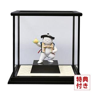 五月人形 コンパクト 幸一光 松崎人形 金太郎 武者人形 ケース飾り 五