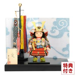 幸一光 五月人形 コンパクト 松崎人形 金太郎 武者人形 ケース飾り 五