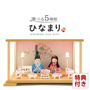 雛人形 コンパクト 木目込み人形飾り ケース飾り 親王飾り 角田勝俊作