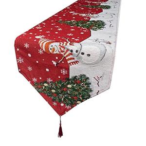 テーブルランナー クリスマス おしゃれ 飾り 雪だるま エルク クリスマス 飾り付け テーブルクロス 食卓カバー 食卓飾り 断熱 滑り止め 自宅 お店