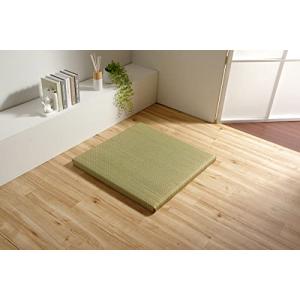 イケヒココーポレーション い草 置き畳 ユニット畳 システム畳 ネイラル U畳 単品 約70×70×4.5cm/枚 グリーン 日本製 簡単 和室 #の商品画像