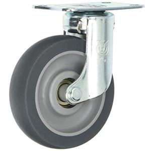 ユーエイキャスター：サイレンスキャスター サイレンス型 自在キャスター エラストマー (B入) 車 車輪径φ75 メーカー型式：EF-75ELSBの商品画像