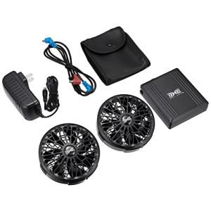 空調服 SK00012 スターターキット 14.4V ブラック (ファンケーブル