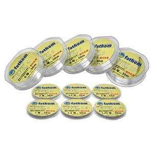 ファゾム （fathom） 国産フロロカーボン ハリス ショックリーダー 4号 16lb 50m LEVEL 4 釣糸 磯釣り 船釣りの商品画像