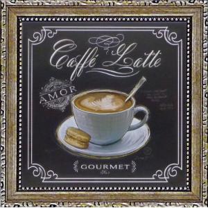 ユーパワー アートフレーム/モダン コンテンポラリー ブラック W19xH19cm