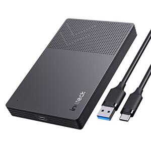 Inateck USB 3.2 Gen 2ハードドライブエンクロージャー、2.5インチSSDおよびHDD、最大転送速度6Gbps、UASP対応、FE2の商品画像