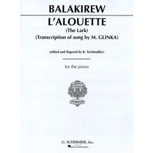 バラキレフ: ひばり/シャーマー社/ピアノ ソロ