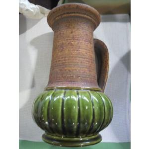 北洋硝子（ガラス） 作家物 作・秋村実 花瓶 津軽びいどろ 中古