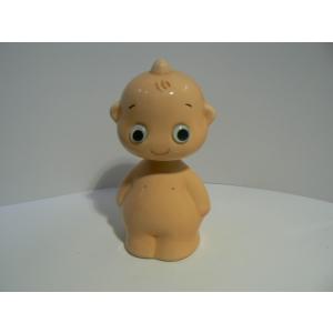 昭和レトロ　陶器のキューピー貯金箱　中古