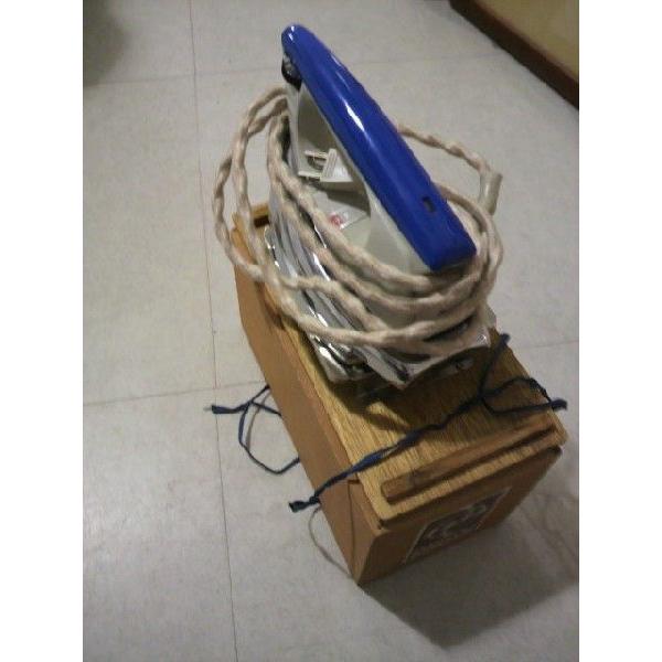 ナショナル　NI-34A　2号自動アイロン　木箱付　中古