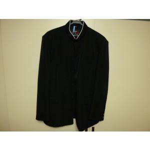 カンコー　Ｂ−１　ラウンドカラー黒学生服（学ラン）175A　ライナー付き　中古　青森高校　大ボタンな...