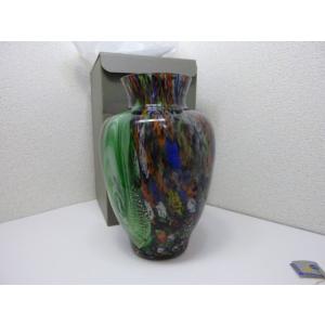 骨董 現代アート 北洋硝子 秋村実 作品 紫千巻 輪花碗 氷コップ 1客