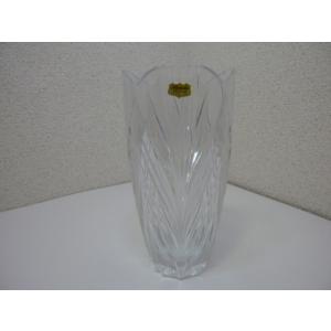 ボヘミアガラス　フラワーベース ボヘミア 500PKカット フラワーベース 25.5cm 80006-PK-255 : 青山ロゼ