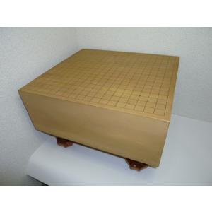 脚付き囲碁盤 木製カバー付き 中古 状態により...の詳細画像1