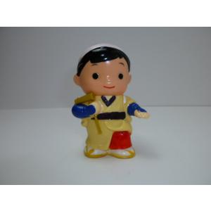 昭和レトロ　青森銀行　青銀アッちゃん貯金箱　杵を持った人(2)　中古　長期保管品　あおもりぎんこう　...