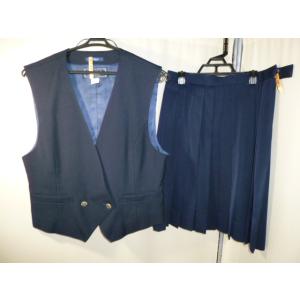 カンコー 青森市立南中学校 女子制服紺ブレザー 160A リボン、ライナー