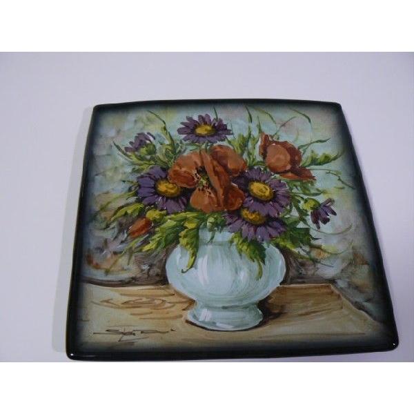 イタリア製　ITA-LICA ARS　飾り皿　水色花瓶　新品　定価19000円