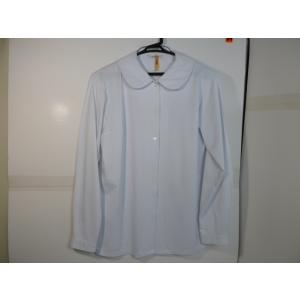 TOMBOW（トンボ) 青森県立青森東高等学校 女子制服長袖ブラウス サイズＬ (2) 中古 業者クリーニング済み