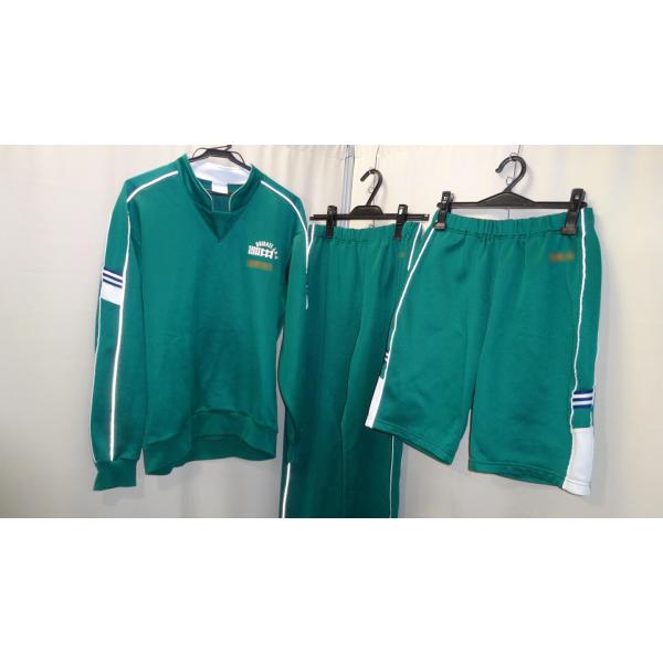 青森市立沖舘中学校 YACHT（明石スクールユニフォームカンパニー） 男子ジャージ上下、ハーフパンツ...