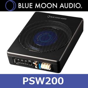 ブルームーンオーディオ　PSW200　20cmチューンナップサブウーハー　小型、薄型、ハイパワー！！ボリュームコントローラー付き