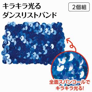 メタリックリストバンド 2個組 6×4cm ネ...の詳細画像1