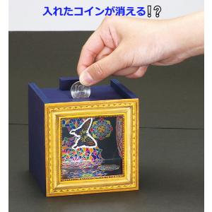 コインが消える!? 不思議な貯金箱 木製 ネコ...の詳細画像2