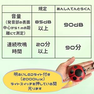 防犯ブザー 小学生 あんしんてんとうくん LE...の詳細画像5