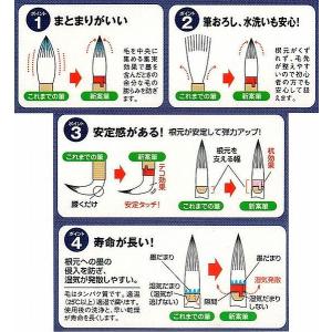 書初め用筆 小学生 大筆 熊野筆 天龍 6号 ...の詳細画像3