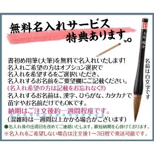 書初め用筆 小学生 大筆 熊野筆 天龍 6号 ...の詳細画像4
