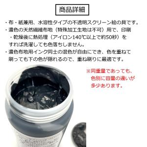 シルクスクリーン インク 水溶性スクリーンイン...の詳細画像4